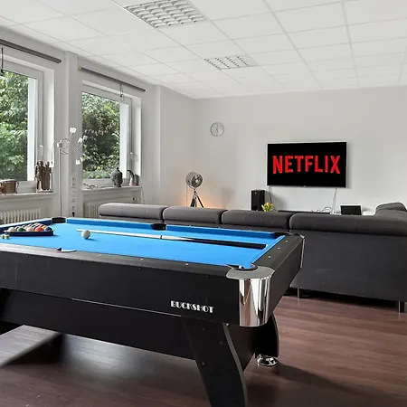 Apartmán Gruppen Oase Kino, Billardtisch & 17 Betten *